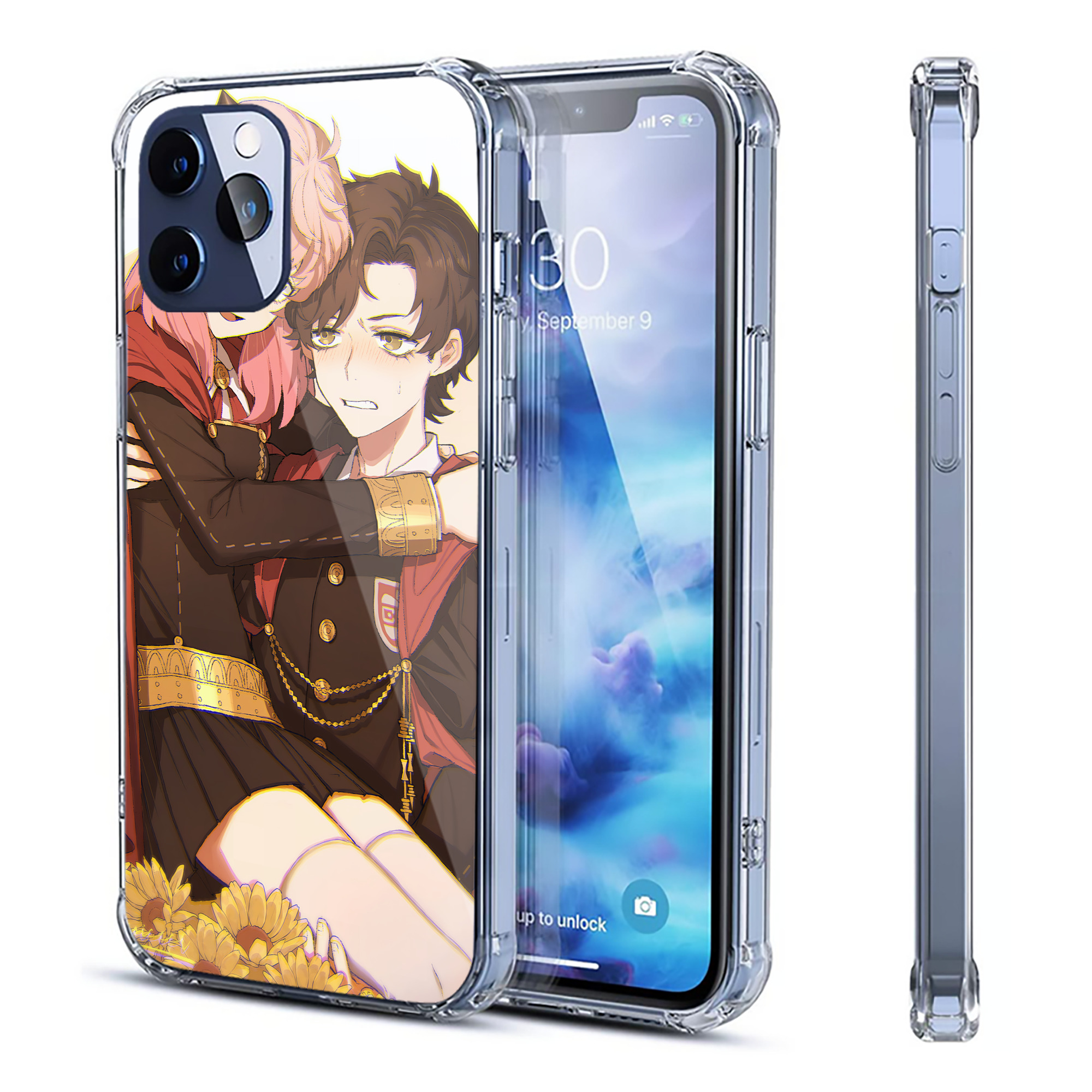 （画像用） SPY×FAMILY间谍家家酒 【iPhone 12シリーズ対応】透明スマホケース（クリアソフトケース）
